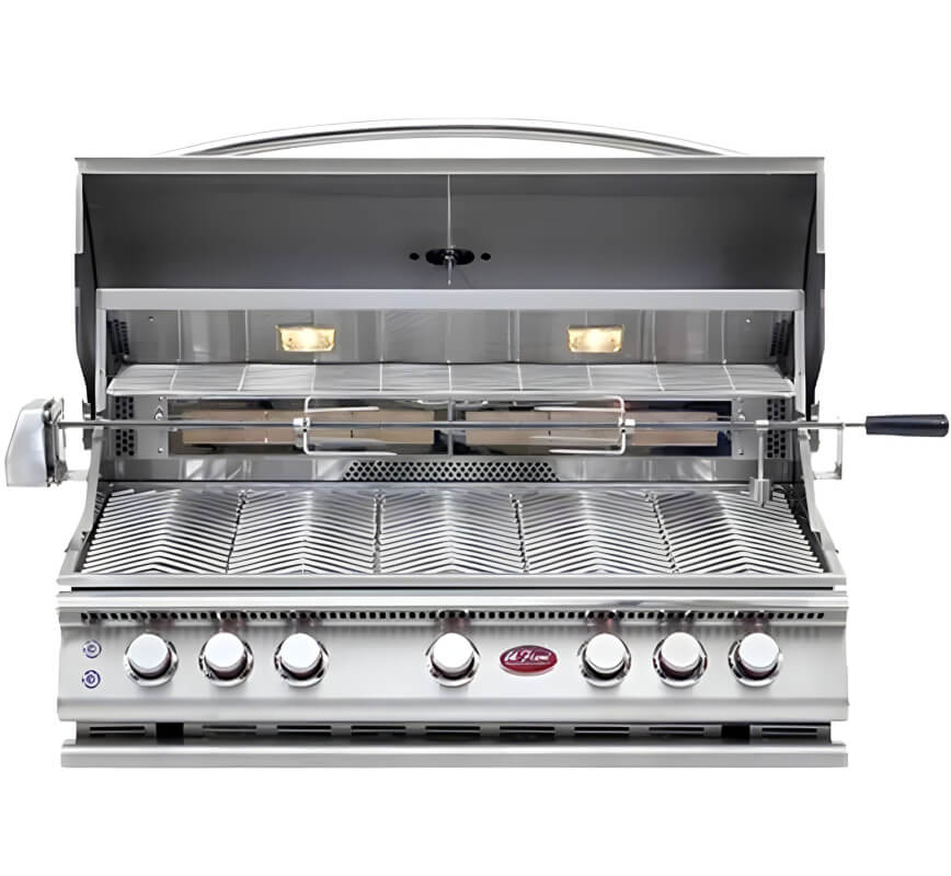 Cal Flame Convection 40 Inch 5 Burner Built In Grill 