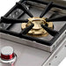 Cal Flame 8 Ft. L-Shaped Outdoor BBQ Kitchen Island  | Drop In Single Side Burner w/ Brass Burner