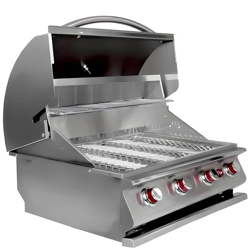 Cal Flame G Series 32 Inch 4 Burner Built In Grill | Grease Tray