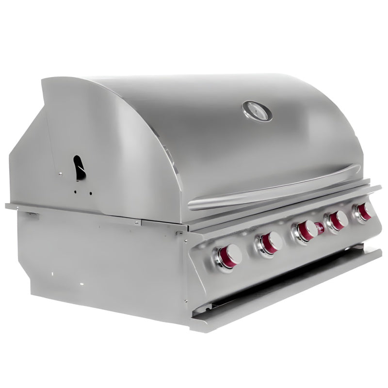 Cal Flame G Series 40 Inch 5 Burner Built In Grill  Side View