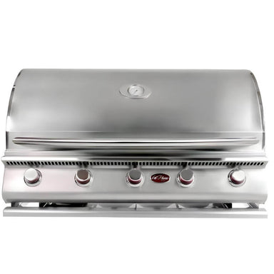 Cal Flame G Series 40 Inch 5 Burner Built In Grill  | 430 Stainless Steel Construction