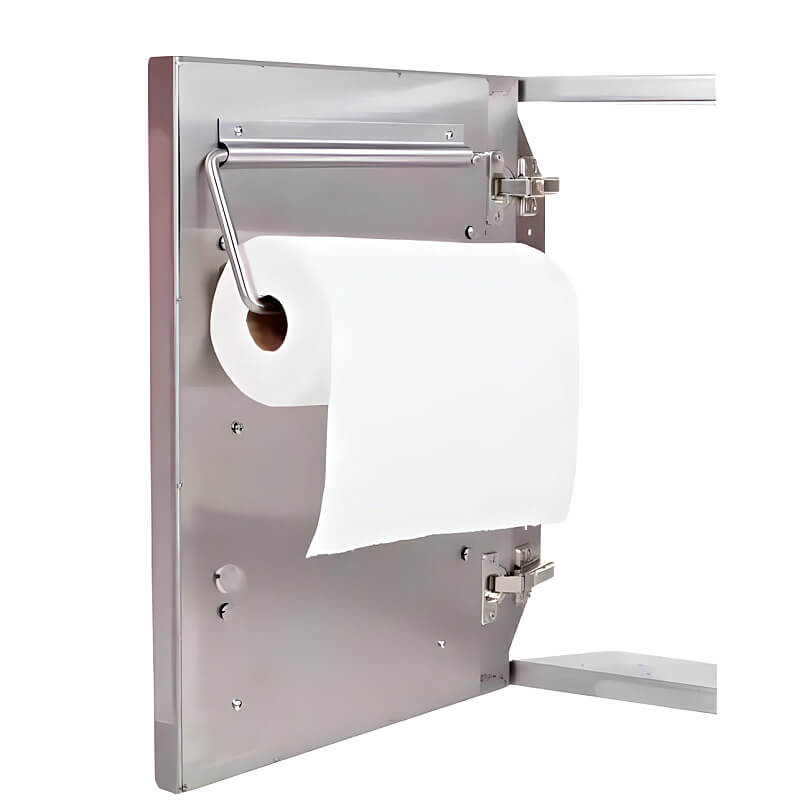 Cal Flame Heavy-Duty 30-Inch Double Access Door | Paper Towel Holder