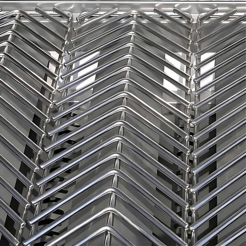 Cal Flame 7 Ft. BBQ Grill Island - BBK-710| V-Grates on Grill