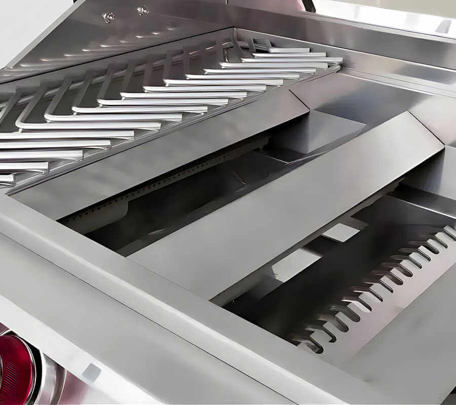 Cal Flame P Series 40 Inch 5 Burner Built In Grill | Flame Tamers