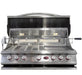Cal Flame P Series 40 Inch 5 Burner Built In Grill  | Rotisserie Kit