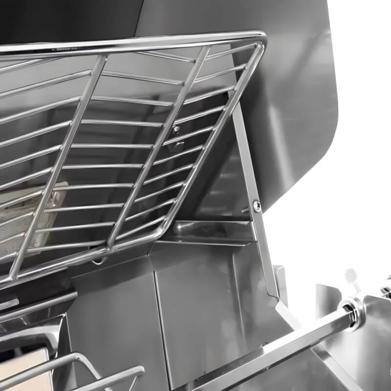 Cal Flame P Series 40 Inch 5 Burner Built In Grill  | Adjustable Warming Rack