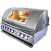 Cal Flame Top Gun Convection 40 Inch 5 Burner Built In Grill | Angled View