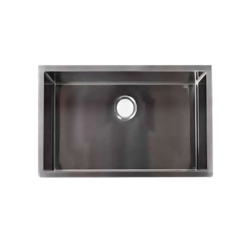 Cameo 30-Inch Stainless Steel Single Bowl Rectangle Sink