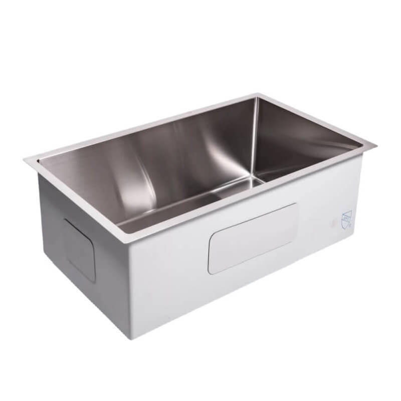 Cameo 30-Inch Stainless Steel Single Bowl Rectangle Sink