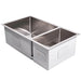 Cameo 32-Inch Stainless Steel 70/30 Double Basin Sink | Sound Dampening Design