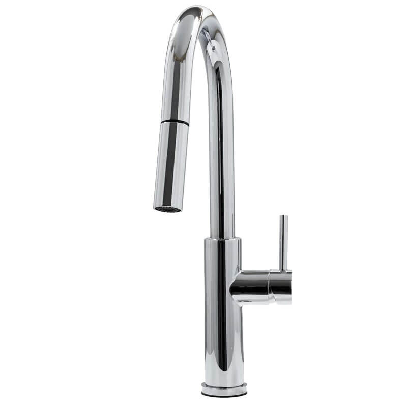 Cameo Chrome Pull-Down Faucet | For Outdoor Use