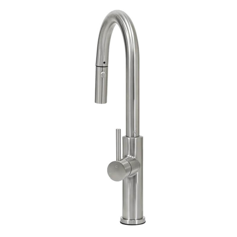 Cameo Stainless Steel Pull-Down Faucet | Rear View