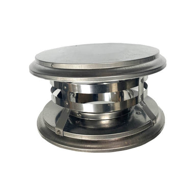 Sunstone 6-Inch Diameter Stainless Steel Flue Pipe Cap