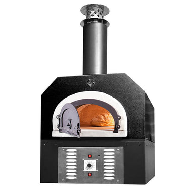 Chicago Brick Oven CBO-750 Dual Fuel Pizza Oven w/ Skirt | Solar Black