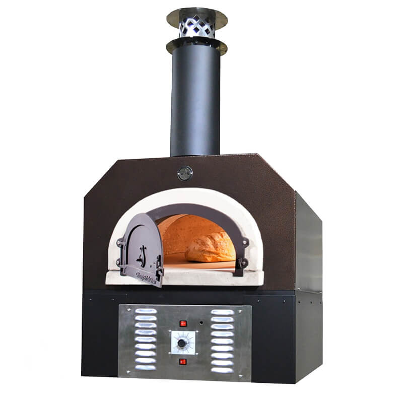 Chicago Brick Oven CBO-750 Dual Fuel Pizza Oven w/ Skirt | Copper Vein