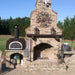 Chicago Brick Oven CBO-750 Wood-Fired Pizza Oven | Shown with Fire Place