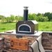 Chicago Brick Wood-Fired Pizza Oven | Shown with Black Cast Aluminum Door