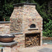 Chicago Brick Oven Wood-Fired DIY Pizza Oven Kit | Shown with Stone