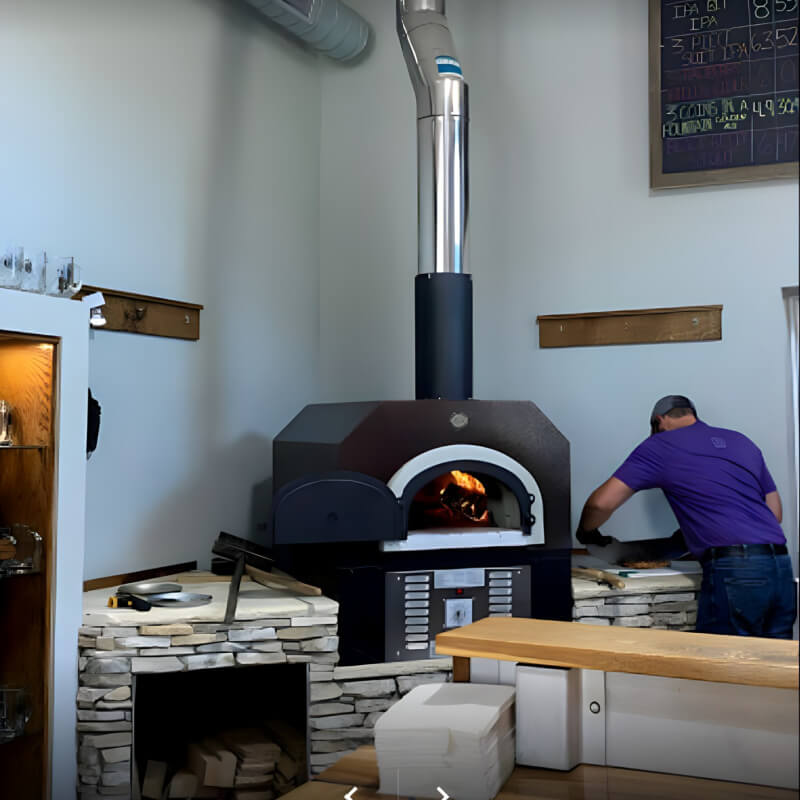 Chicago rick Oven CBO-750 Pizza Oven | Shown in Restaurant