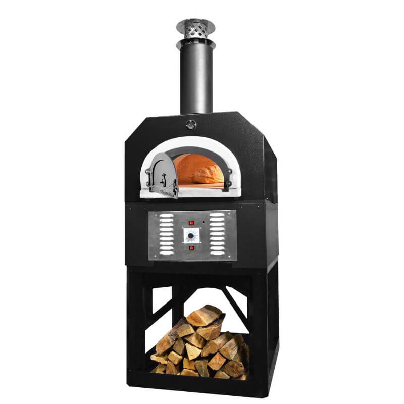 Chicago Brick Oven CBO-750 Hybrid Pizza Oven on Stand | Solar Black