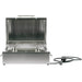 Coyote 18-Inch Portable Electric Grill | Lid Opened