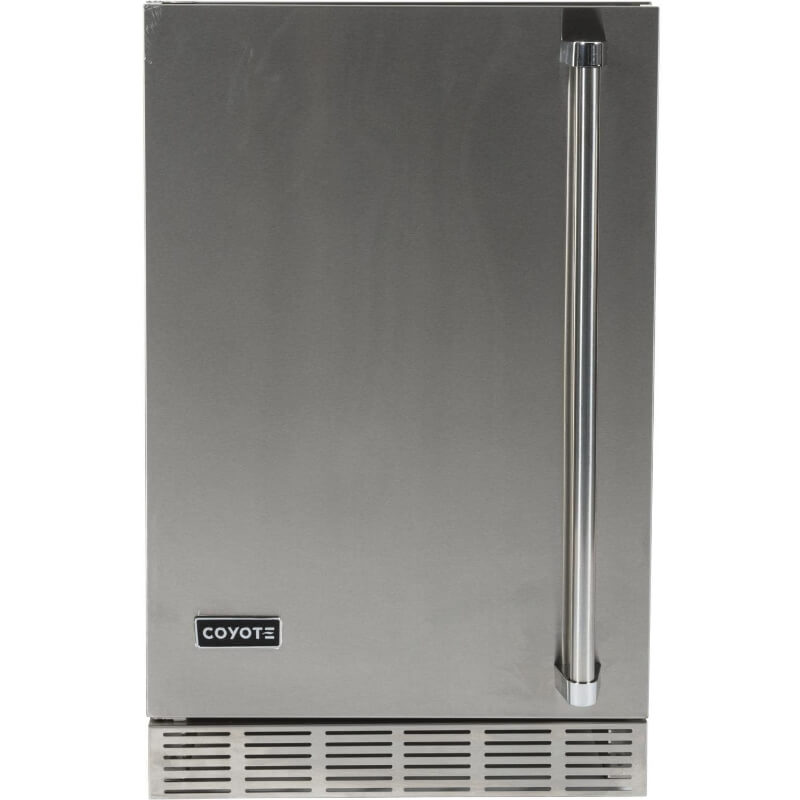 Coyote-21-Inch-41-Cu-Ft-Left-Hinge-Outdoor-Stainless-Steel-Refrigerator-CBIR-L