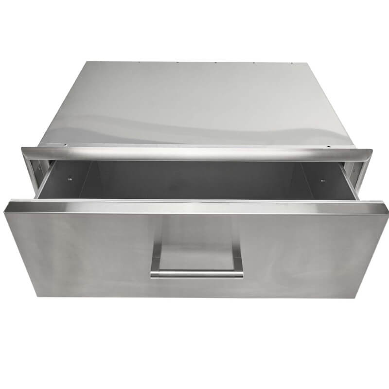 Coyote 28 Inch Single Storage Drawer | 304 Stainless Steel Construction