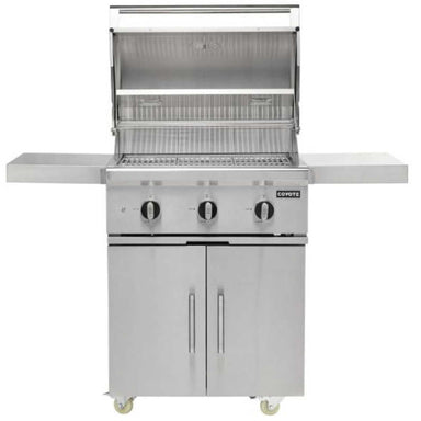 Coyote 30 C Series Grill | Hood Opened
