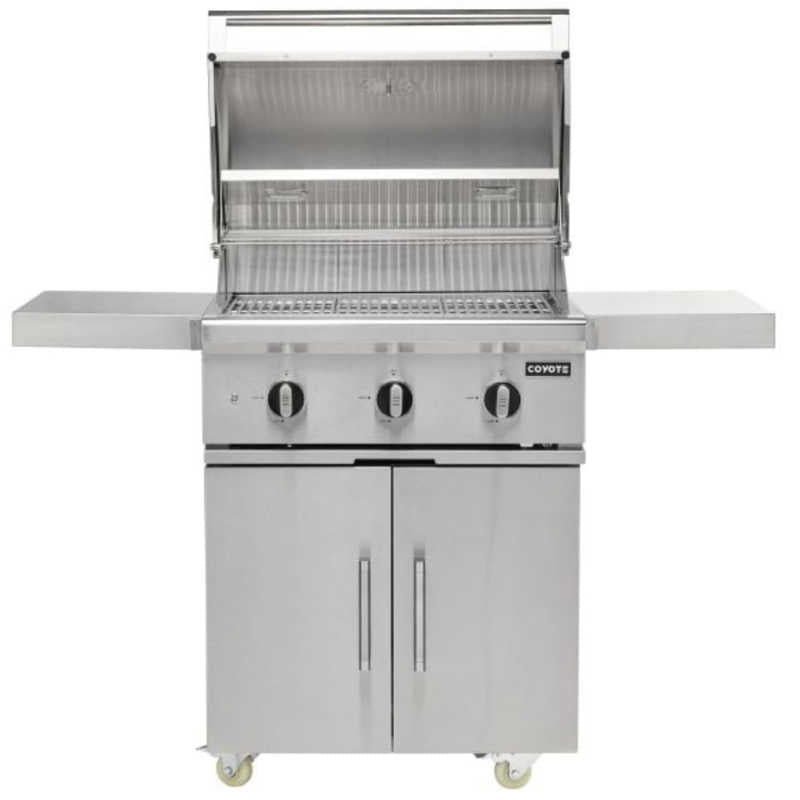 Coyote 30 C Series Grill | Hood Opened