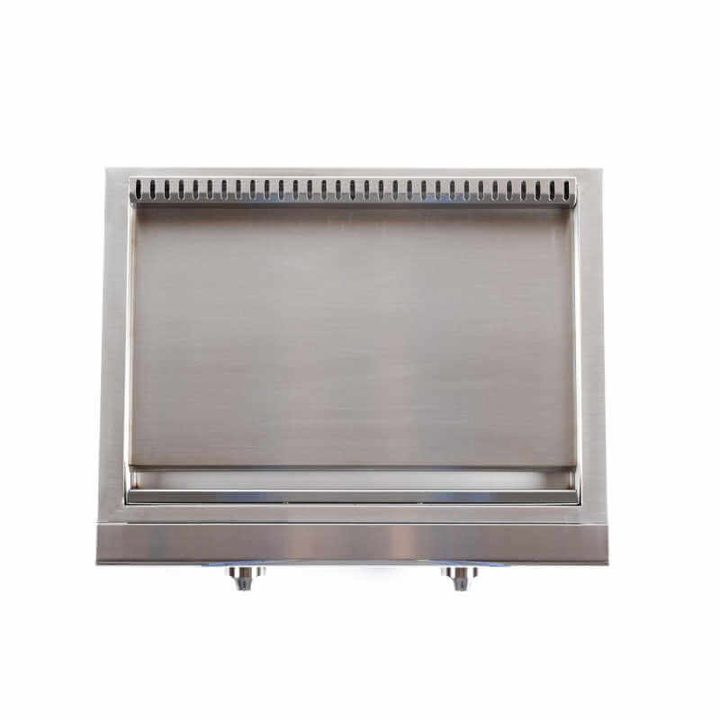 Coyote 30-Inch Built-In Flat Top Grill | Removable Grease Trap