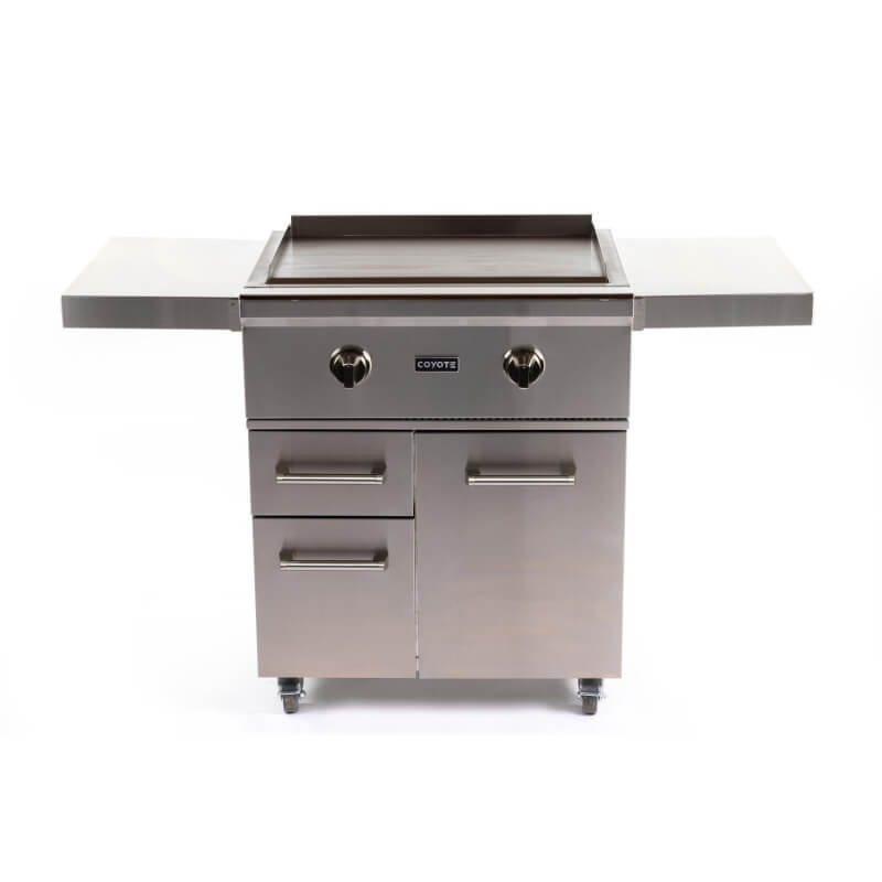 Coyote 30-Inch Freestanding Flat Top Grill