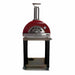 Coyote 30-Inch Red Hybrid Multi-Fuel Outdoor Pizza Oven