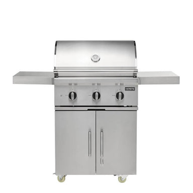 Coyote SL-Series 30-Inch 3-Burner Freestanding Gas Grill With Sear Infrared Burner & Rotisserie