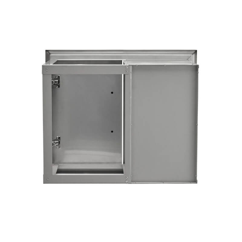 Coyote 31 Inch Double Door & Drawer Combo | Rear View
