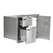 Coyote 31 Inch Double Door & Drawer Combo | 304 Stainless Steel