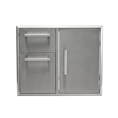 Coyote 31 Inch Double Door & Drawer Combo - C3-CD2DC31