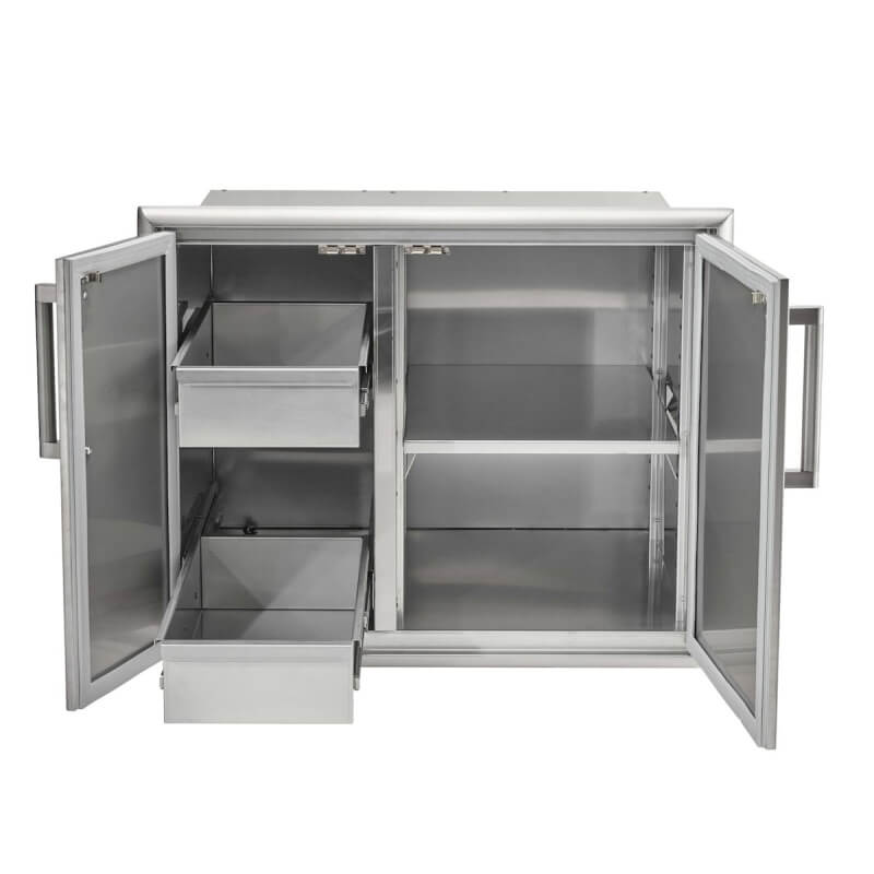 Coyote 31 Inch Dry Pantry | Double Drawer Interior Storage