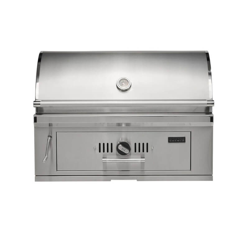 Coyote 36-Inch Built-In Stainless Steel Charcoal Grill - C3CH36