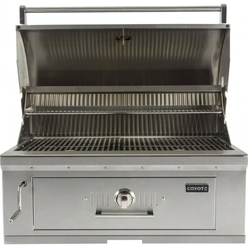 Coyote 36-Inch Charcoal Grill | 304 Stainless Steel