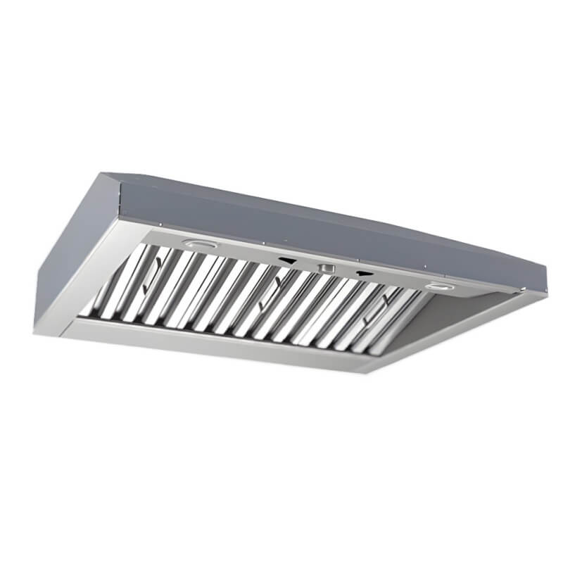 Coyote 36-Inch Outdoor Vent Hood Liner | Stainless Steel Removable Baffles