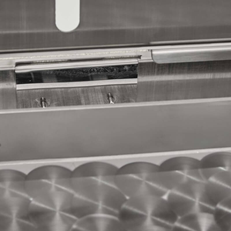 Coyote 50-in Gas Grill / Flat Top Combo | Flat Top Grill Grease Trap