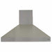 Coyote 8 to 9 Foot Ceiling Duct Cover | Shown With Coyote Outdoor Vent Hood