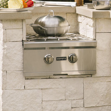 Coyote-Built-In-Power-Burner-Installed-in-Outdoor-Kitchen-Shown-with-Wok-Not-Included