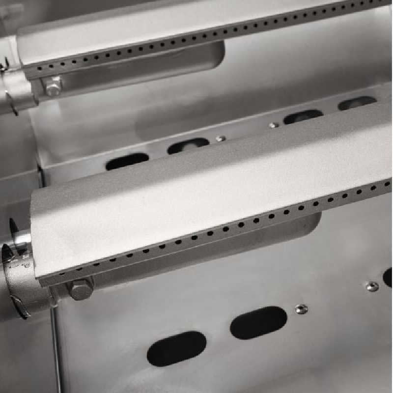 Haven 6 Ft. Marine Armour Outdoor Kitchen Island w/ Coyote C-Series 30-Inch Grill, 31" Door Drawer Combo & 24" Refrigerator - Brushed Black