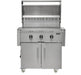 Coyote C-Series 34-Inch 3-Burner Freestanding Gas Grill | Folding Side Shelves