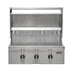 Coyote C-Series 34-Inch 3-Burner Built-In Gas Grill | Opened Grill Hood