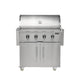 Coyote CL-Series 36-Inch Freestanding Gas Grill | Folding Side Shelves