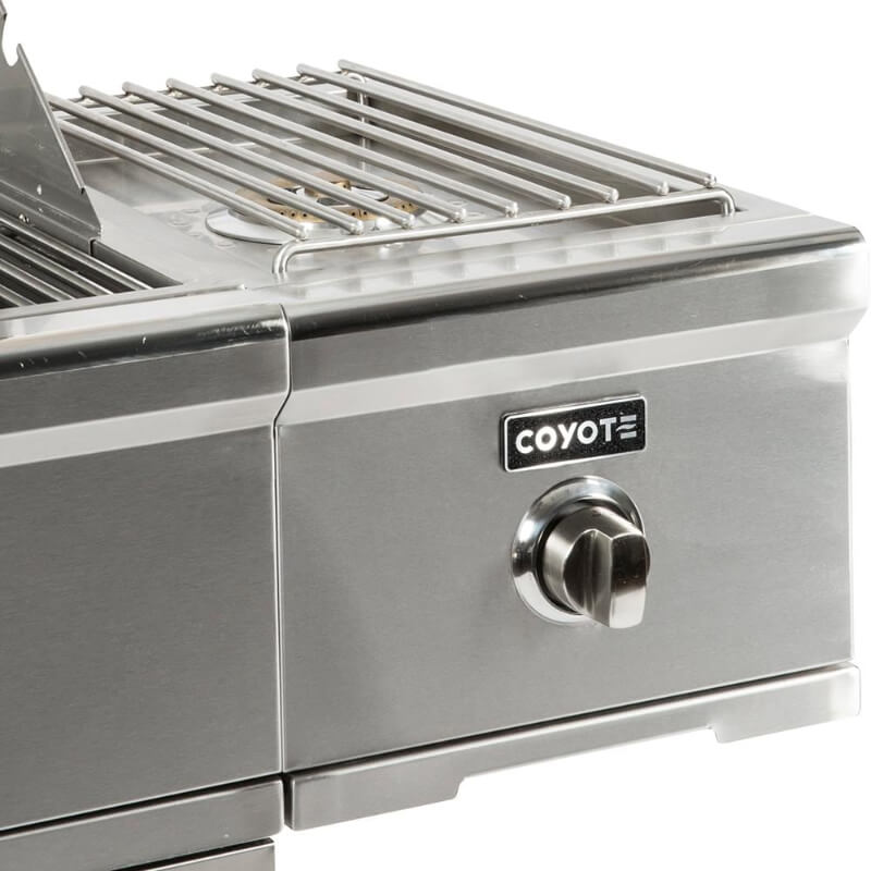 Coyote Cart Mounted Single Side Burner - C1CSB