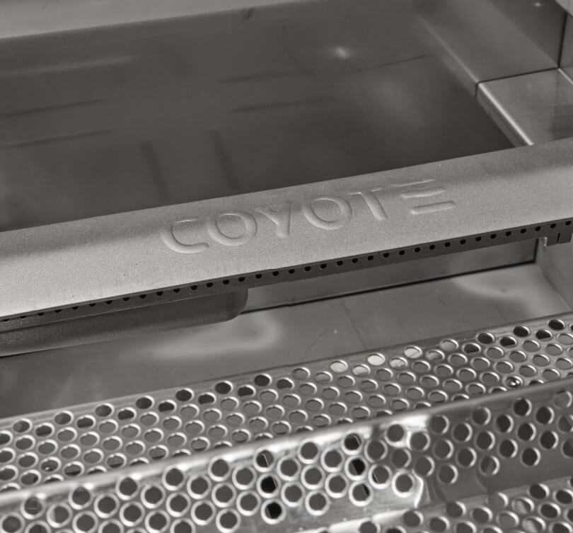 Coyote Centaur 50-Inch Dual Fuel Grill | Cast Stainless Steel Burners