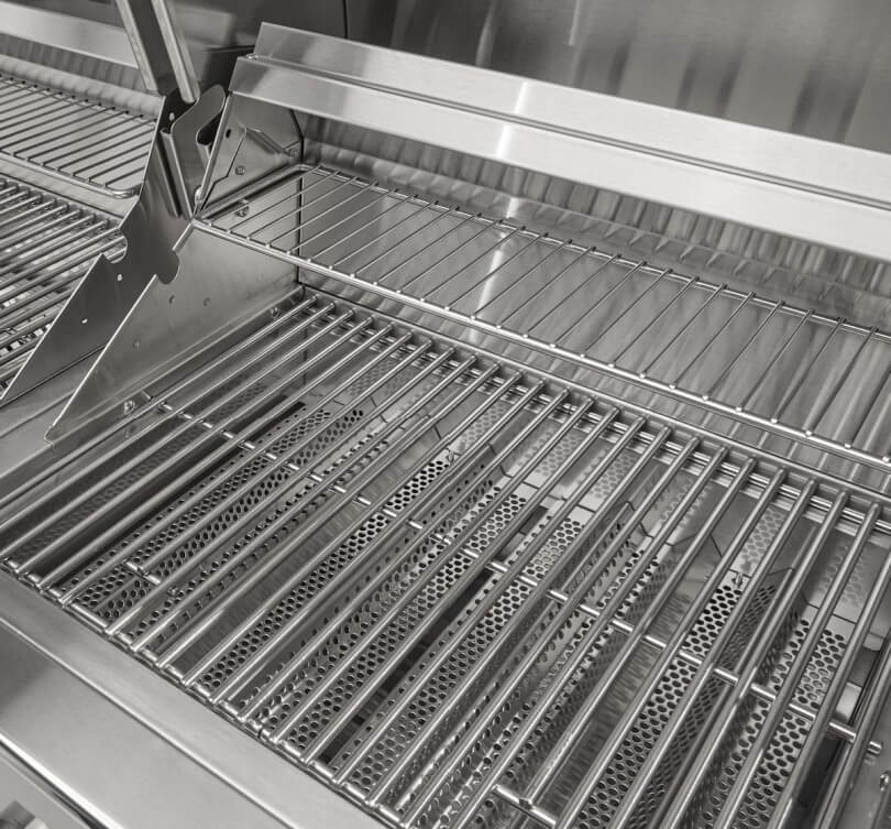 Coyote Centaur 50-Inch Dual Fuel Grill | Stainless Steel Round Cooking Grates